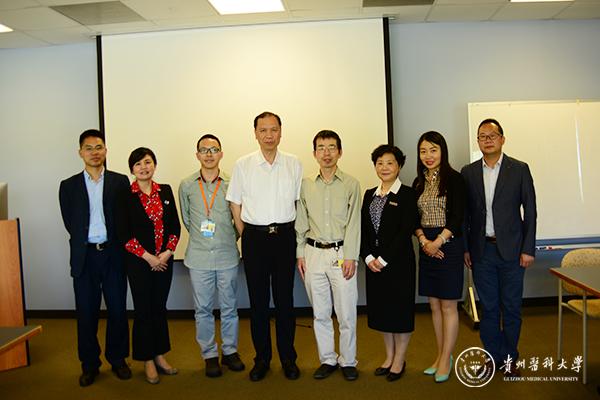 与马里兰大学Deqiang Li教授合影